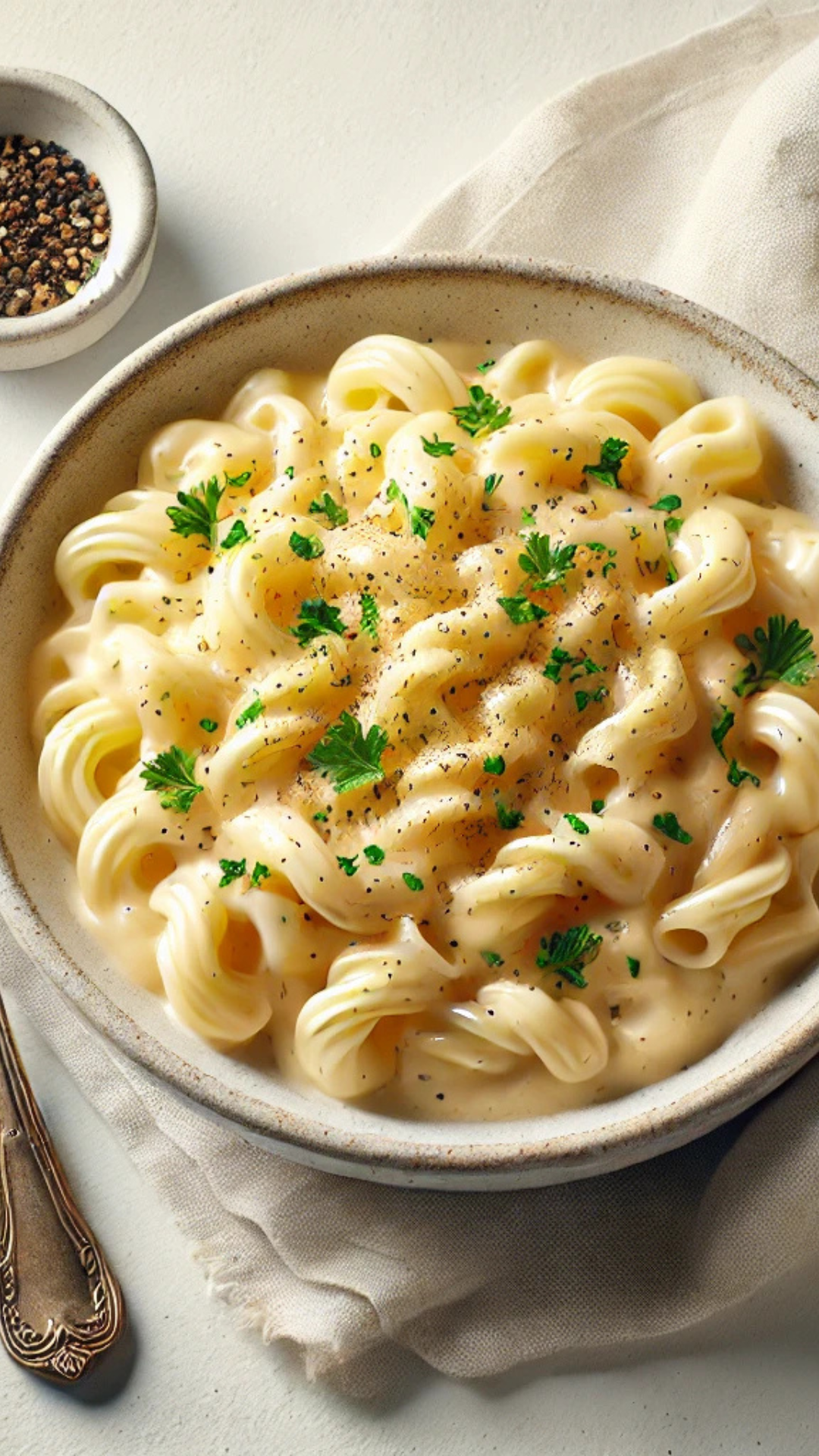 VEGAN ALFREDO PASTA – KwerkyFoods