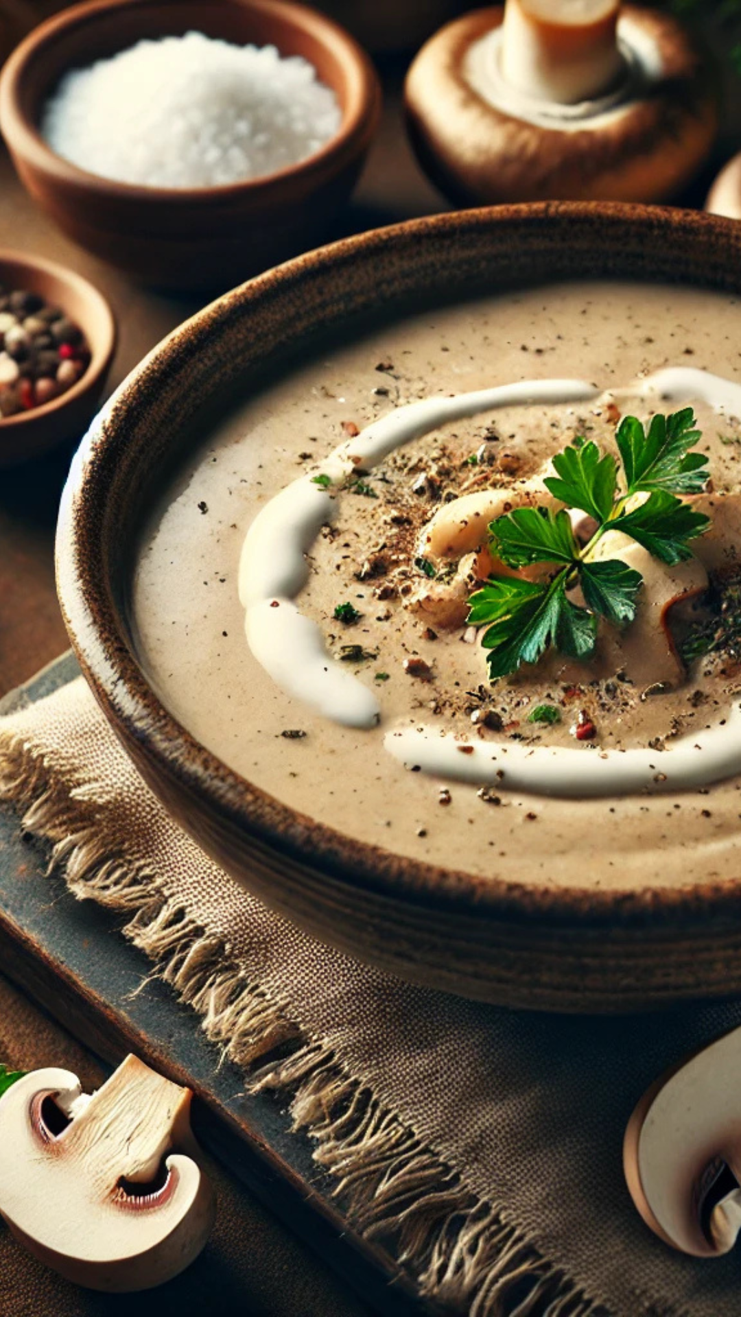 CREAMY MUSHROOM SOUP
