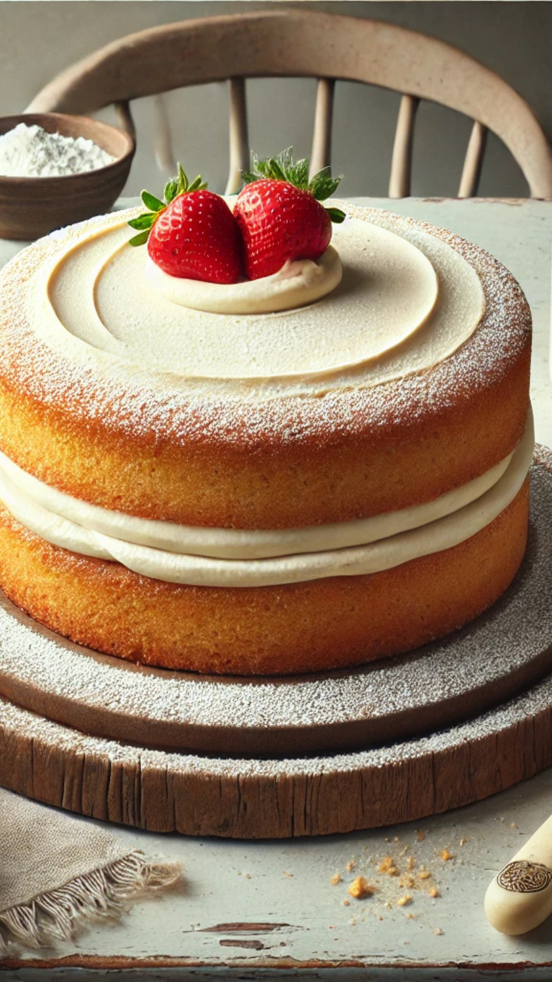 VANILLA SPONGE CAKE