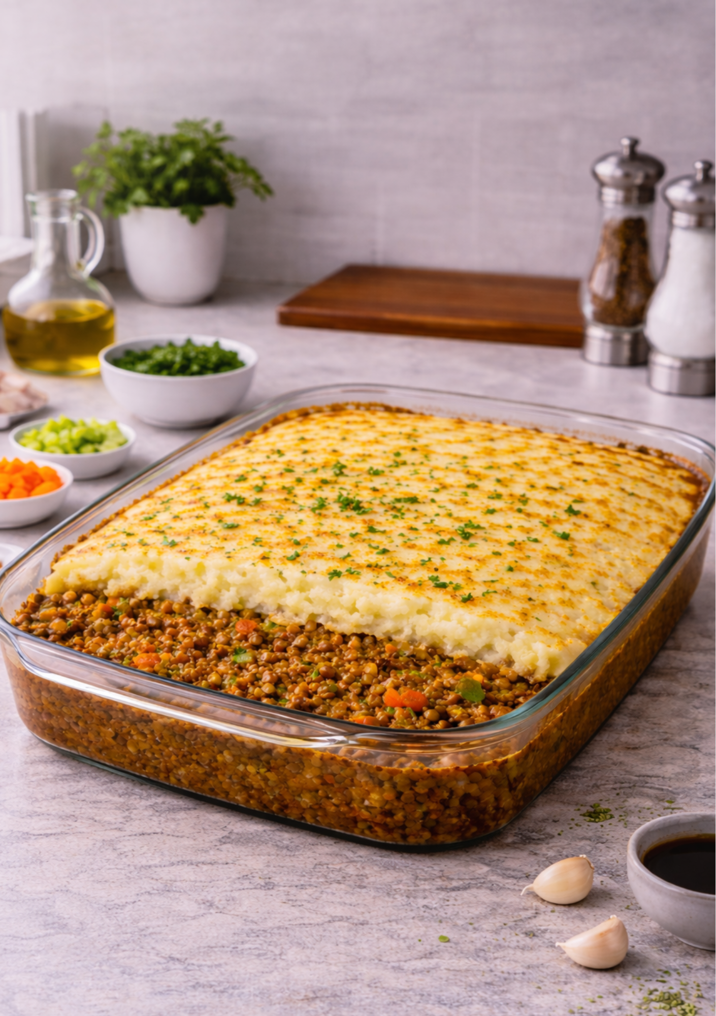 Creamy Lentil Shepherd Pie
