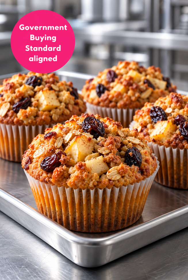 APPLE, CINNAMON & RAISIN MUFFIN