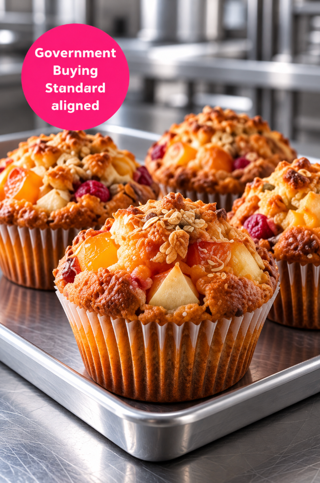 PEACH & APPLE MUFFIN