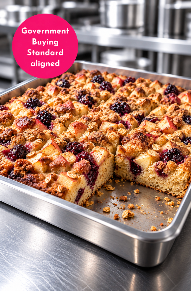 APPLE, BLACKBERRY & CINNAMON TRAYBAKE