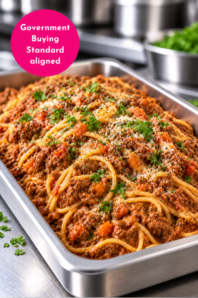 BEEF & LENTIL SPAGHETTI BOLOGNESE